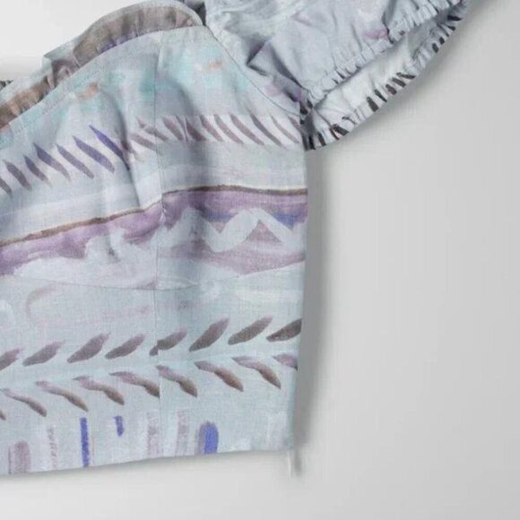 NWT Aritzia Wilfred Wander Linen Corset Top - Picture 7 of 11